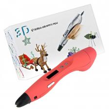 Ручка 3D EASY REAL Фантастик RP400A, цвет: красный