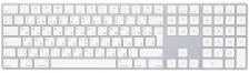 Клавиатура беспроводная Apple Magic Keyboard with Numeric Keypad серебристая (MQ052RS/A)