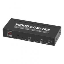 HDMI 2.0 4K Матрица коммутатор 2x2 Pro-HD 2 входа - 2 выхода MX-22