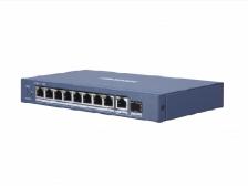 Коммутатор PoE HIKVISION DS-3E0510P-E неуправляемый, 8хRJ45 1000M PoE с грозозащитой 6кВ/Uplink порт 1000М Ethernet/1000М SFP uplink порта, 802.3af/at Коммутатор PoE HIKVISION DS-3E0510P-E неуправляемый, 8хRJ45 1000M PoE с грозозащитой 6кВ/Uplink порт 1000М Ethernet/1000М SFP uplink порта, 802.3af/at