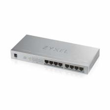 Коммутатор PoE+ Zyxel GS1008HP, 8xGE PoE+, настольный, металлический, бесшумный, бюджет PoE 60 Вт Коммутатор PoE+ Zyxel GS1008HP, 8xGE PoE+, настольный, металлический, бесшумный, бюджет PoE 60 Вт