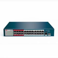 Коммутатор PoE HIKVISION DS-3E0326P-E/M(B) 24хRJ45 100M PoE с грозозащитой 6кВ/Uplink порт 1000М Ethernet/Uplink порт 1000М SFP, бюджет PoE 230Вт, про Коммутатор PoE HIKVISION DS-3E0326P-E/M(B) 24хRJ45 100M PoE с грозозащитой 6кВ/Uplink порт 1000М Ethernet/Uplink порт 1000М SFP, бюджет PoE 230Вт, про
