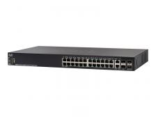 SG550X-24MPP-K9-EU Коммутатор Cisco SG550X-24MPP 24-port Gigabit PoE Stackable Switch