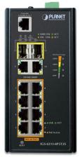 Коммутатор промышленный Planet IGS-4215-8P2T2S Industrial 8-Port 10/100/1000T 802.3at PoE + 2-Port 10/100/1000T + 2-Port 100/1000X SFP Managed Switch