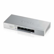 Smart коммутатор PoE+ Zyxel GS1200-5HP v2, 5xGE (4xPoE+), настольный, бесшумный, с поддержкой VLAN, IGMP, QoS и Link Aggregation, бюджет PoE 60 Вт Smart коммутатор PoE+ Zyxel GS1200-5HP v2, 5xGE (4xPoE+), настольный, бесшумный, с поддержкой VLAN, IGMP, QoS и Link Aggregation, бюджет PoE 60 Вт