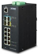 Коммутатор промышленный Planet IGS-5225-8T2S2X L2+ Industrial 8-Port 10/100/1000T + 2-Port 100/1000X SFP + 2-Port 10G SFP+ Managed Ethernet Switch (-4