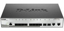 Коммутатор D-Link WebSmart DGS-1210-12TS/ME DGS-1210-12TS/ME/B1A / оплата картой, счета юр. лицам с НДС
