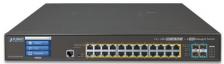 Коммутатор PoE Planet GS-5220-24P4XV L2+ 24-Port 10/100/1000T 802.3at PoE + 4-Port 10G SFP+ Managed Switch with LCD Touch Screen (400W) Коммутатор PoE Planet GS-5220-24P4XV L2+ 24-Port 10/100/1000T 802.3at PoE + 4-Port 10G SFP+ Managed Switch with LCD Touch Screen (400W)