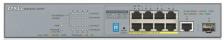 Коммутатор PoE ZYXEL GS1300-10HP для IP-видеокамер, 9xGE (8xPoE+), 1xSFP, бюджет PoE 130 Вт, дальность передачи питания до 250 м Коммутатор PoE ZYXEL GS1300-10HP для IP-видеокамер, 9xGE (8xPoE+), 1xSFP, бюджет PoE 130 Вт, дальность передачи питания до 250 м