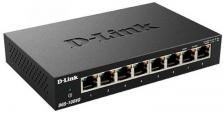 D-Link DGS-1008D/K2A, L2 Unmanaged Switch with 8 10/100/1000Base-T ports.8K Mac address, Auto-sensing, 802.3x Flow Control, Stand-alone, Auto MDI/MDI-X for each port, 802.1p QoS, D-link Green techno DGS-1008D/K2A