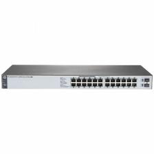 HPE 1820 24G PoE+ (185W) Switch (12 ports 10/100/1000 + 12 ports 10/100/1000 PoE+ + 2 SFP, WEB-managed) HPE 1820 24G PoE+ (185W) Switch (12 ports 10/100/1000 + 12 ports 10/100/1000 PoE+ + 2 SFP, WEB-managed)