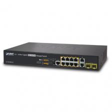 Коммутатор PoE Planet GS-5220-8P2T2S управляемый, IPv4/IPv6 L2+/L4 8xGE 802.3at High Power PoE + 2x100/1000SFP + 2x10/100/1000T RJ45 (240W) Коммутатор PoE Planet GS-5220-8P2T2S управляемый, IPv4/IPv6 L2+/L4 8xGE 802.3at High Power PoE + 2x100/1000SFP + 2x10/100/1000T RJ45 (240W)