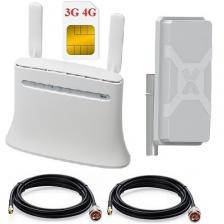 Комплект ShopCarry R283NM Wi-Fi роутер под сим карту 4G и внешней антенной MIMO 2x2
