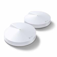 WiFi-система TP-LINK Deco M5 2-Pack 2 точек доступа,Mesh,диапазон 2.4 и 5 ГГц, поддерживают 802.11ac, технологии MU-MIMO, AP Steering, Band Steering, Beamforming, QoS, оснащены 2-мя гигабитными портами RJ45, модулем Bluetooth 4.2, обеспечивают скорости до 867 Мбит/с WiFi-система TP-LINK Deco M5 2-Pack 2 точек доступа,Mesh,диапазон 2.4 и 5 ГГц, поддерживают 802.11ac, технологии MU-MIMO, AP Steering, Band Steering, Beamforming, QoS, оснащены 2-мя гигабитными портами RJ45, модулем Bluetooth 4.2, обеспечивают скорости до 867 Мбит/с