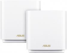 ASUS XT8 (W-2-PK) // роутер, из 2 точек доступа, 802.11b/g/n/ac/ax, до 574 + 4804Мбит/c, 2,4 + 5 гГц, белый ; 90IG0590-MO3G80 XT8_(W-2-PK)