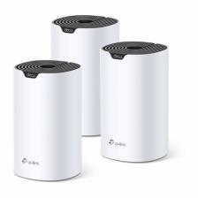 WiFi-система TP-LINK Deco S4 3-Pack 3 устройства,Mesh,Qualcomm, 2 радиомодуля (2.4 ГГц и 5 ГГц), поддерживают 802.11ac Wave 2, технологии MU-MIMO 2x2:2, AP Steering, Band Steering, Beamforming, QoS, оснащены 2-мя гигабитными портами RJ45, обеспечивают скорость до 1166 Мбит/с WiFi-система TP-LINK Deco S4 3-Pack 3 устройства,Mesh,Qualcomm, 2 радиомодуля (2.4 ГГц и 5 ГГц), поддерживают 802.11ac Wave 2, технологии MU-MIMO 2x2:2, AP Steering, Band Steering, Beamforming, QoS, оснащены 2-мя гигабитными портами RJ45, обеспечивают скорость до 1166 Мбит/с