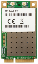 Модуль Mikrotik R11E-LTE6 2G/3G/4G/LTE miniPCi-e card with 2 x u.FL connectors for International & United States bands 1/2/3/5/7/8/12/17/20/25/26/38/3