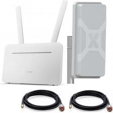 Huawei B535-232 4g+ 4g 3g Lte WiFi роутер с антенной MIMO панельной направленной кабель 2 х10 Huawei B535-232 4g+ 4g 3g Lte WiFi роутер с антенной MIMO панельной направленной кабель 2 х10