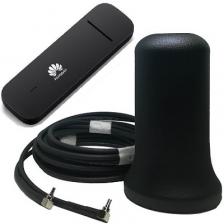 Huawei E3372h-320 модем Usb с антенной Shopcarry M2 всенаправленная 3g 4g lte 2x2 кабель 3 метра
