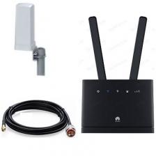 Huawei B315s-22 4g 3g Lte Gsm Wifi модем-роутер универсальный с антенной равнонаправленной 5м кабель Huawei B315s-22 4g 3g Lte Gsm Wifi модем-роутер универсальный с антенной равнонаправленной 5м кабель