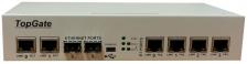 Мультиплексор/демультиплексор ELTEX ToPGATE-4E1-2FG 4 Е1+1 Gb Ethernet, 2 шасси под SFP, 1U Мультиплексор/демультиплексор ELTEX ToPGATE-4E1-2FG 4 Е1+1 Gb Ethernet, 2 шасси под SFP, 1U