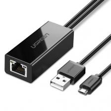 Переходник UGREEN Micro USB 2.0 To 100Mbps Ethernet Adapter для Chromecast / Micro TV Sticks 30985_