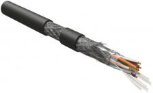 Кабель витая пара SF/UTP 5e кат. 4 пары Hyperline ISFUTP4-C5E-P26/19-PVC-BK 26 AWG (19х0.10 мм), многопроволочные жилы, PVC, черный (500 м) Кабель витая пара SF/UTP 5e кат. 4 пары Hyperline ISFUTP4-C5E-P26/19-PVC-BK 26 AWG (19х0.10 мм), многопроволочные жилы, PVC, черный (500 м)