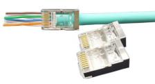 Hyperline PLEZ-8P8C-U-C6-SH-100 Разъем легкой оконцовки RJ-45 (8P8C) под витую пару, категория 6 (50 µ"/ 50 микродюймов), экранированный, универсальный (для одножильного и многожильного кабеля) (100 шт.) PLEZ-8P8C-U-C6-SH-100 Hyperline PLEZ-8P8C-U-C6-SH-100 Разъем легкой оконцовки RJ-45 (8P8C) под витую пару, категория 6 (50 µ"/ 50 микродюймов), экранированный, универсальный (для одножильного и многожильного кабеля) (100 шт.) PLEZ-8P8C-U-C6-SH-100
