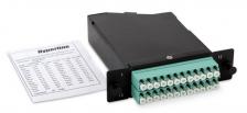 Кассета Hyperline FO-CSS-W120H32-503-2MTPM-24LC-AQ волоконно-оптическая, 2xMTP (папа), 120x32 мм, 24LC адаптера (aqua), 24 волокна, OM3 Кассета Hyperline FO-CSS-W120H32-503-2MTPM-24LC-AQ волоконно-оптическая, 2xMTP (папа), 120x32 мм, 24LC адаптера (aqua), 24 волокна, OM3