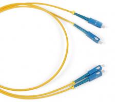 Коммутационный шнур оптический Hyperline Duplex SC/SC (UPC) OS2 9/125 LSZH ? 2мм 50м цвет: жёлтый (FC-D2-9-SC/UR-SC/UR-H-50M-LSZH-YL)