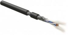 Кабель интерфейсный Hyperline RS-SF-2x2x22/7-PVC-BK RS-485, экранированный SF/UTP, 2 пары 24 AWG, 2х2х0,61 мм, многопроволочные жилы, 7х0.20 мм, PVC, Кабель интерфейсный Hyperline RS-SF-2x2x22/7-PVC-BK RS-485, экранированный SF/UTP, 2 пары 24 AWG, 2х2х0,61 мм, многопроволочные жилы, 7х0.20 мм, PVC,