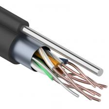 REXANT Кабель витая пара F/UTP, категория 5e, PE, 4PR, 24AWG, внешний, черный, с тросом, 305 м, цена за 1 бухта REXANT Кабель витая пара F/UTP, категория 5e, PE, 4PR, 24AWG, внешний, черный, с тросом, 305 м, цена за 1 бухта
