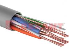 Кабель витая пара U/UTP 5e кат. 4 пары Rexant 01-0043 24AWG(0.50 мм), медь, одножильный (solid), внутренний, PVC, серый, уп/305м Кабель витая пара U/UTP 5e кат. 4 пары Rexant 01-0043 24AWG(0.50 мм), медь, одножильный (solid), внутренний, PVC, серый, уп/305м