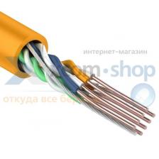 Кабель витая пара U/UTP 5e кат. 4 пары Rexant 01-0049 24AWG(0.50 мм), медь, одножильный (solid), внутренний, LSZH, нг(A)-HF, оранжевый, уп/305м Кабель витая пара U/UTP 5e кат. 4 пары Rexant 01-0049 24AWG(0.50 мм), медь, одножильный (solid), внутренний, LSZH, нг(A)-HF, оранжевый, уп/305м