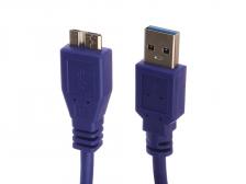 Аксессуар Gembird Cablexpert Pro USB 3.0 AM/microBM 9P 50cm Blue CCP-mUSB3-AMBM-0.5M