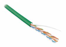 Hyperline UUTP4-C5E-S24-IN-LSZH-GN-100 (100 м) Кабель витая пара, неэкран. U/UTP, категория 5e, 4 пары (24 AWG), одножильный (solid), LSZH, нг(А)-HF, -20°C – +75°C, зеленый - гарантия: 15 лет компонентная, 25 лет системная UUTP4-C5E-S24-IN-LSZH-GN-100 Hyperline UUTP4-C5E-S24-IN-LSZH-GN-100 (100 м) Кабель витая пара, неэкран. U/UTP, категория 5e, 4 пары (24 AWG), одножильный (solid), LSZH, нг(А)-HF, -20°C – +75°C, зеленый - гарантия: 15 лет компонентная, 25 лет системная UUTP4-C5E-S24-IN-LSZH-GN-100