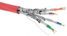 Кабель витая пара U/FTP 5e кат. 4 пары DKC RN5EUFA04RD 24AWG(0.51 мм), медь, одножильный (solid), внутренний, LSZH, нг(A)-FRHF, красный, уп/305м ''RAM Кабель витая пара U/FTP 5e кат. 4 пары DKC RN5EUFA04RD 24AWG(0.51 мм), медь, одножильный (solid), внутренний, LSZH, нг(A)-FRHF, красный, уп/305м ''RAM