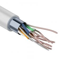 PROconnect Кабель витая пара омедненный, F/UTP, категория 5e, PVC, 4PR, 24AWG, внутренний, серый, 305 м, цена за 1 бухта PROconnect Кабель витая пара омедненный, F/UTP, категория 5e, PVC, 4PR, 24AWG, внутренний, серый, 305 м, цена за 1 бухта
