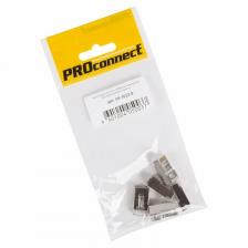 PROconnect Разъем RJ-45(8P8C) под витую пару, FTP экранированный, категория 5e, пакет, 5шт, цена за 1 упак