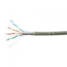 Кабель витая пара F/UTP 5e кат. 4 пары SkyNet CSP-FTP-4-CU 24AWG(0.51 мм), медь, одножильный (solid), внутренний, PVC, серый, уп/305м ''Premium'' Кабель витая пара F/UTP 5e кат. 4 пары SkyNet CSP-FTP-4-CU 24AWG(0.51 мм), медь, одножильный (solid), внутренний, PVC, серый, уп/305м ''Premium''