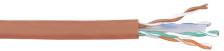 Кабель витая пара U/UTP 6 кат. 4 пары ITK LC1-C604-127 23AWG(0.57 мм), медь, одножильный (solid), внутренний, LSZH, нг(A)-HF, оранжевый, уп/305м ''GRE Кабель витая пара U/UTP 6 кат. 4 пары ITK LC1-C604-127 23AWG(0.57 мм), медь, одножильный (solid), внутренний, LSZH, нг(A)-HF, оранжевый, уп/305м ''GRE