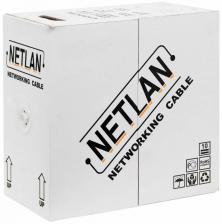 Кабель витая пара U/UTP 6 кат. 4 пары Netlan EC-UU004-6-PVC-GY 24AWG(0.50 мм), медь, одножильный (solid), внутренний, PVC, нг(B), серый, уп/305м Кабель витая пара U/UTP 6 кат. 4 пары Netlan EC-UU004-6-PVC-GY 24AWG(0.50 мм), медь, одножильный (solid), внутренний, PVC, нг(B), серый, уп/305м