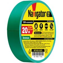 Изолента Navigator 71 106 NIT-B15-20/G зелёная, цена за 1 шт.