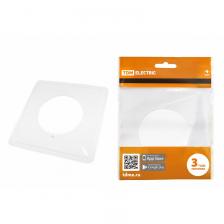 Одноместная защитная рамка для выключателей или розеток для защиты обоев 130х130 мм, прозрачная TDM, цена за 1 шт
