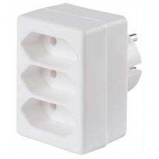 Сетевой разветвитель Buro BU-PS3F-W, 3 розетки, белый Сетевой разветвитель Buro BU-PS3F-W, 3 розетки, белый