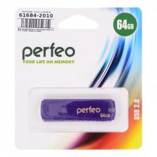 USB-накопитель (флешка) Perfeo C05 64Gb (USB 2.0), фиолетовый