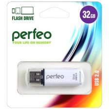 Носитель информации PERFEO PF-C13W032 USB 32GB белый BL1 – фото 1