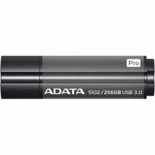 256GB ADATA S102Pro USB Flash [AS102P-256G-RGY] USB 3.2 Gen 1, Gray, RTL (961159)