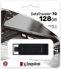 USB-накопитель Kingston DataTraveler 70 128GB Black – фото 1