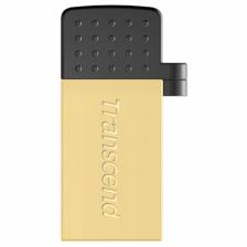 USB Flash накопитель 16GB Transcend JetFlash 380G (TS16GJF380G) USB 2.0 + microUSB (OTG) Золотистый USB Flash накопитель 16GB Transcend JetFlash 380G (TS16GJF380G) USB 2.0 + microUSB (OTG) Золотистый